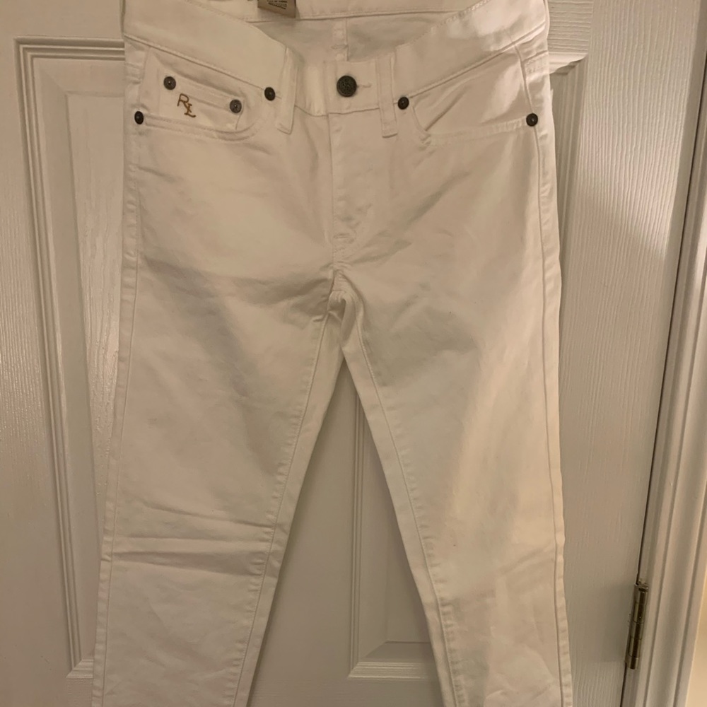 Ralph Lauren Skinny Jeans- White